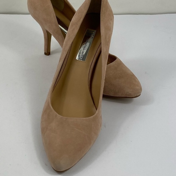 INC International Concepts Zitah Pointed Toe Pump Sz7.5M Blush Suede - Picture 12 of 12